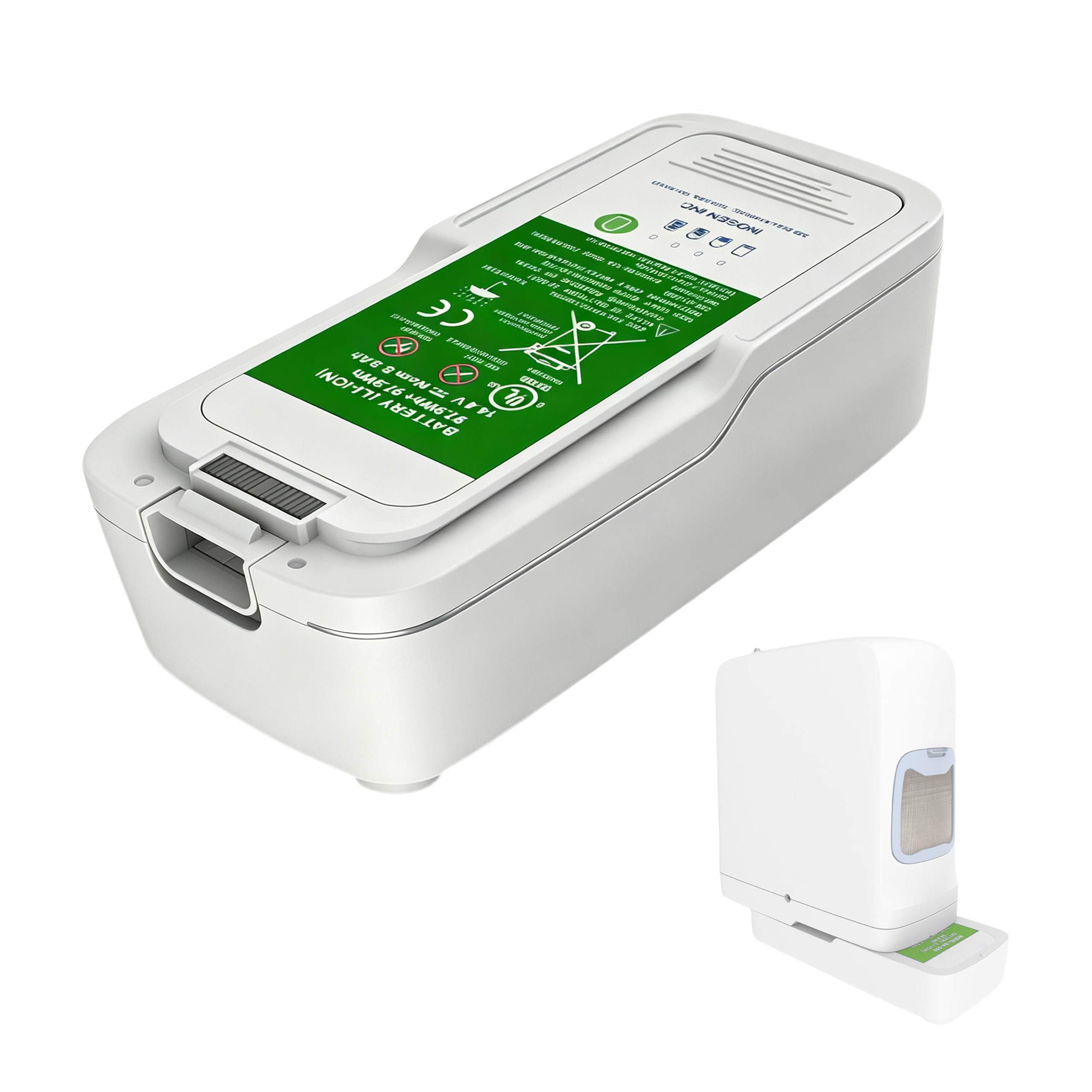 Portable oxygen concentrator replacement battery