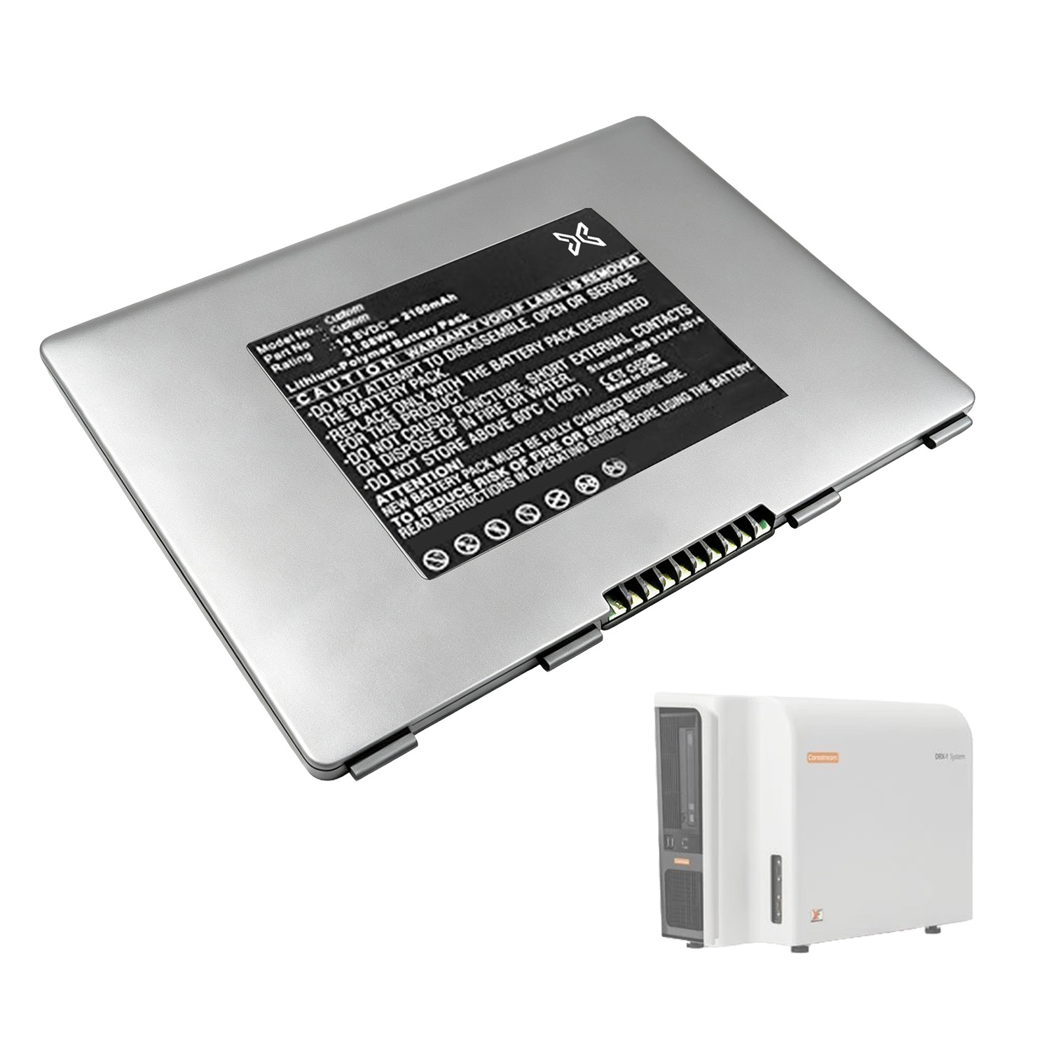Custom DR Flat Panel Detector Battery