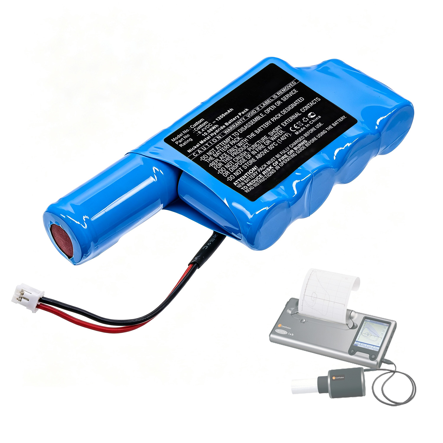 Custom Spirometer Battery