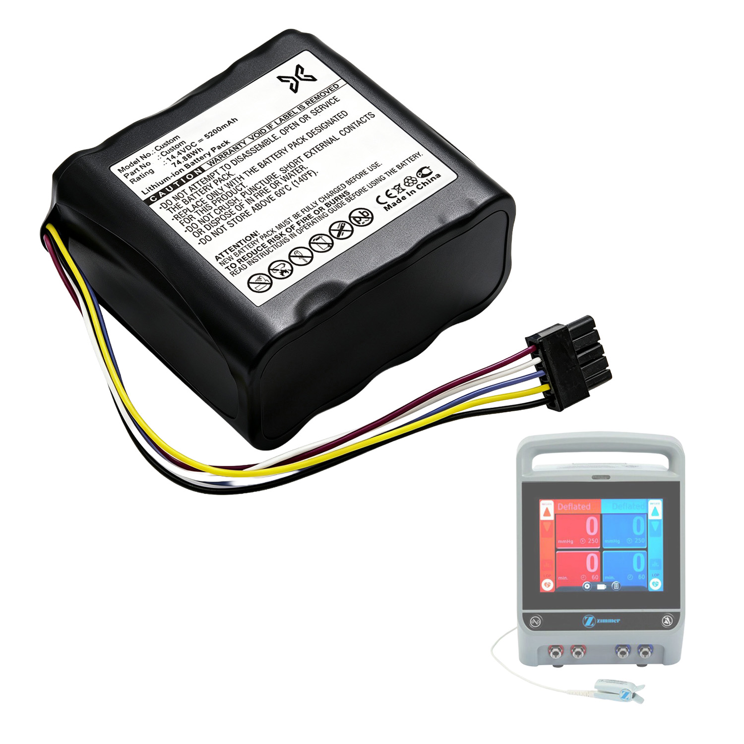 Custom Surgical Tourniquet Battery