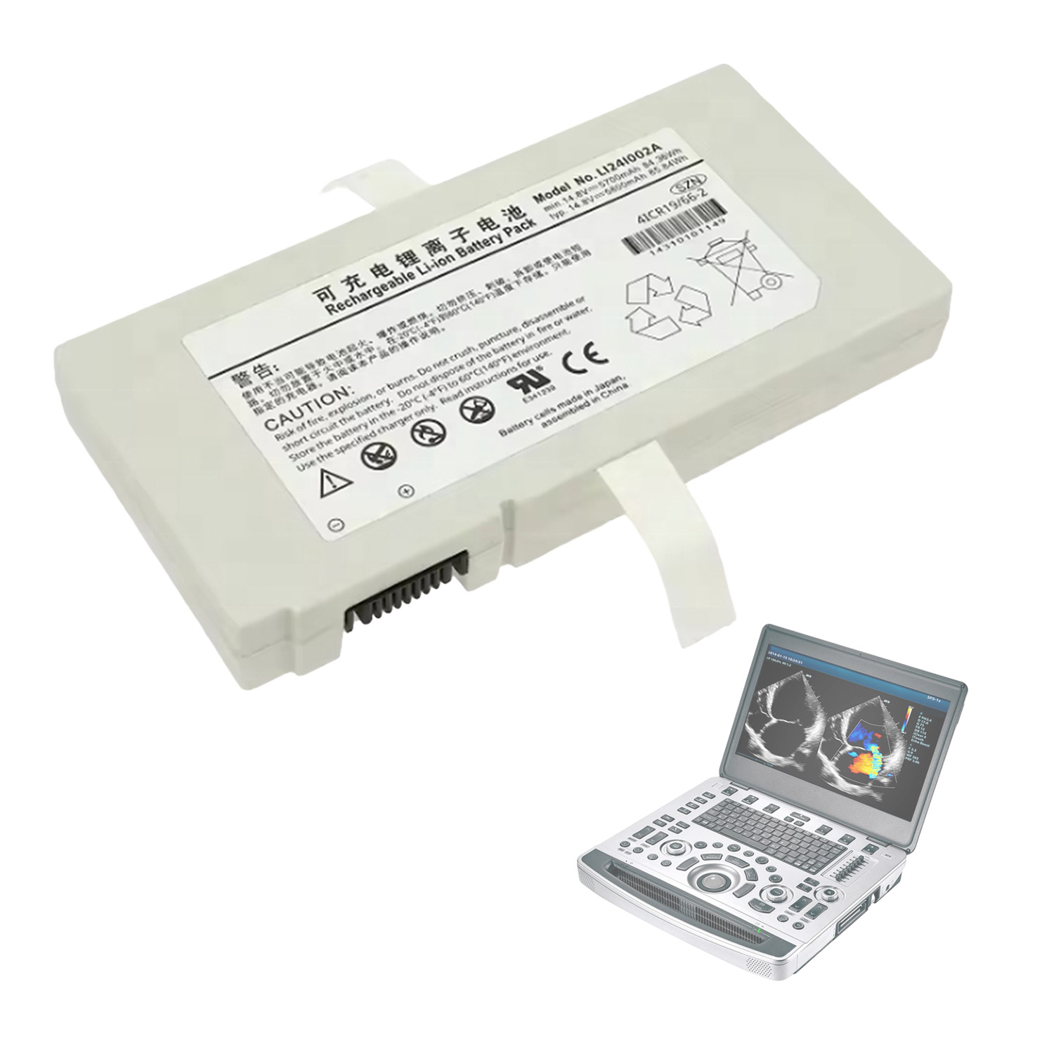LI24I002A battery for Mindray M9 ultrasound system