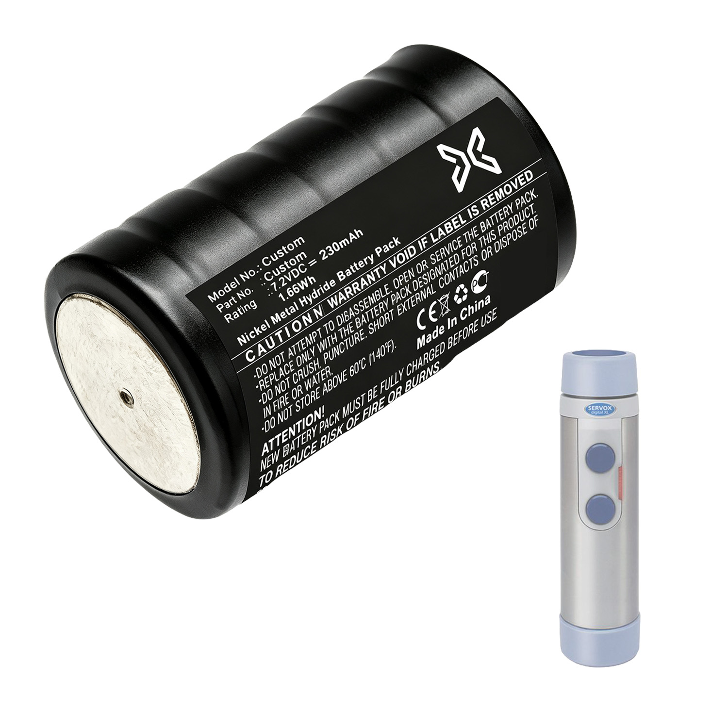 Custom Electrolarynx Battery