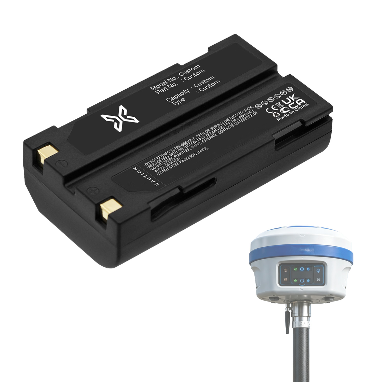 Custom GPS GNSS Receiver Battery