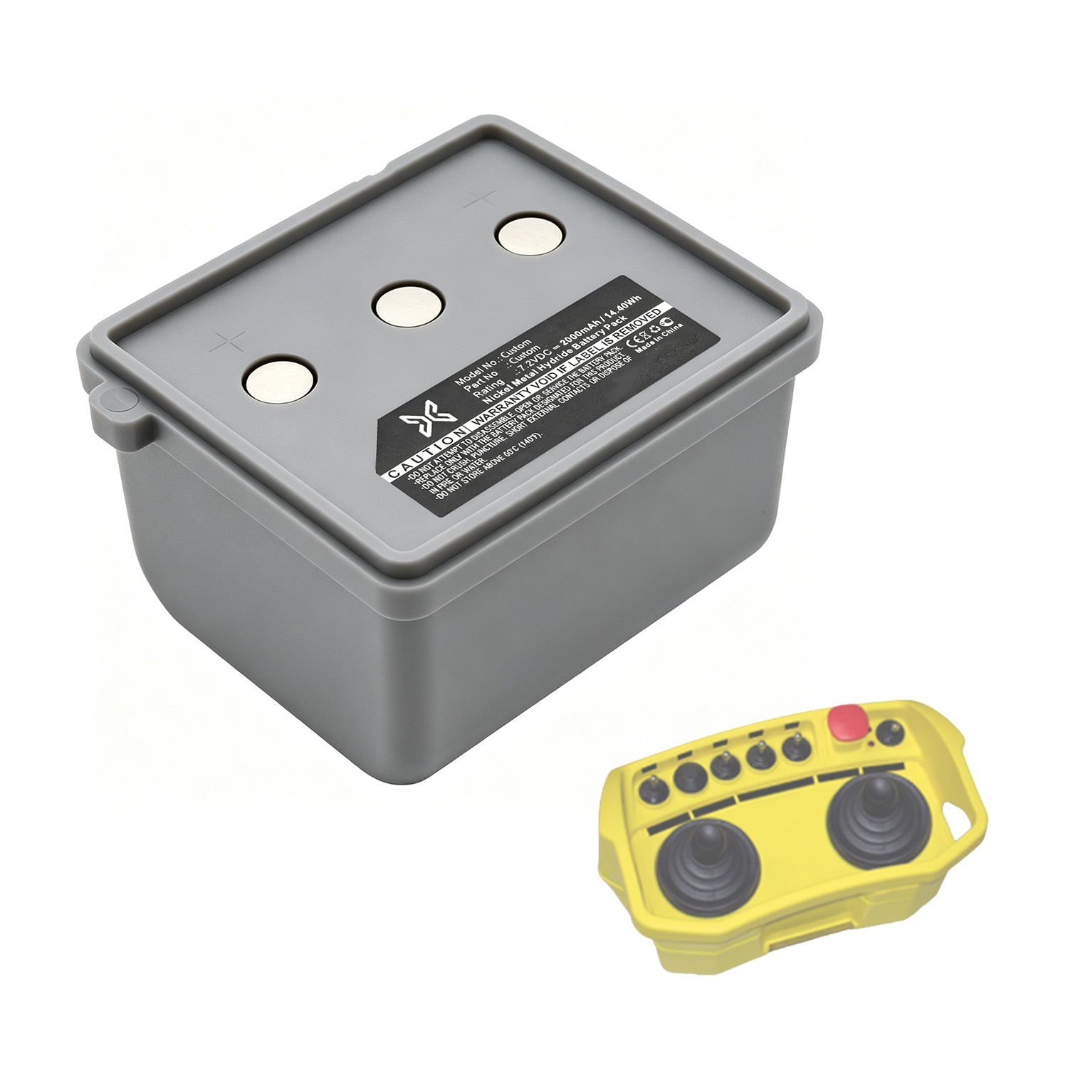Custom Crane Remote Control Battery