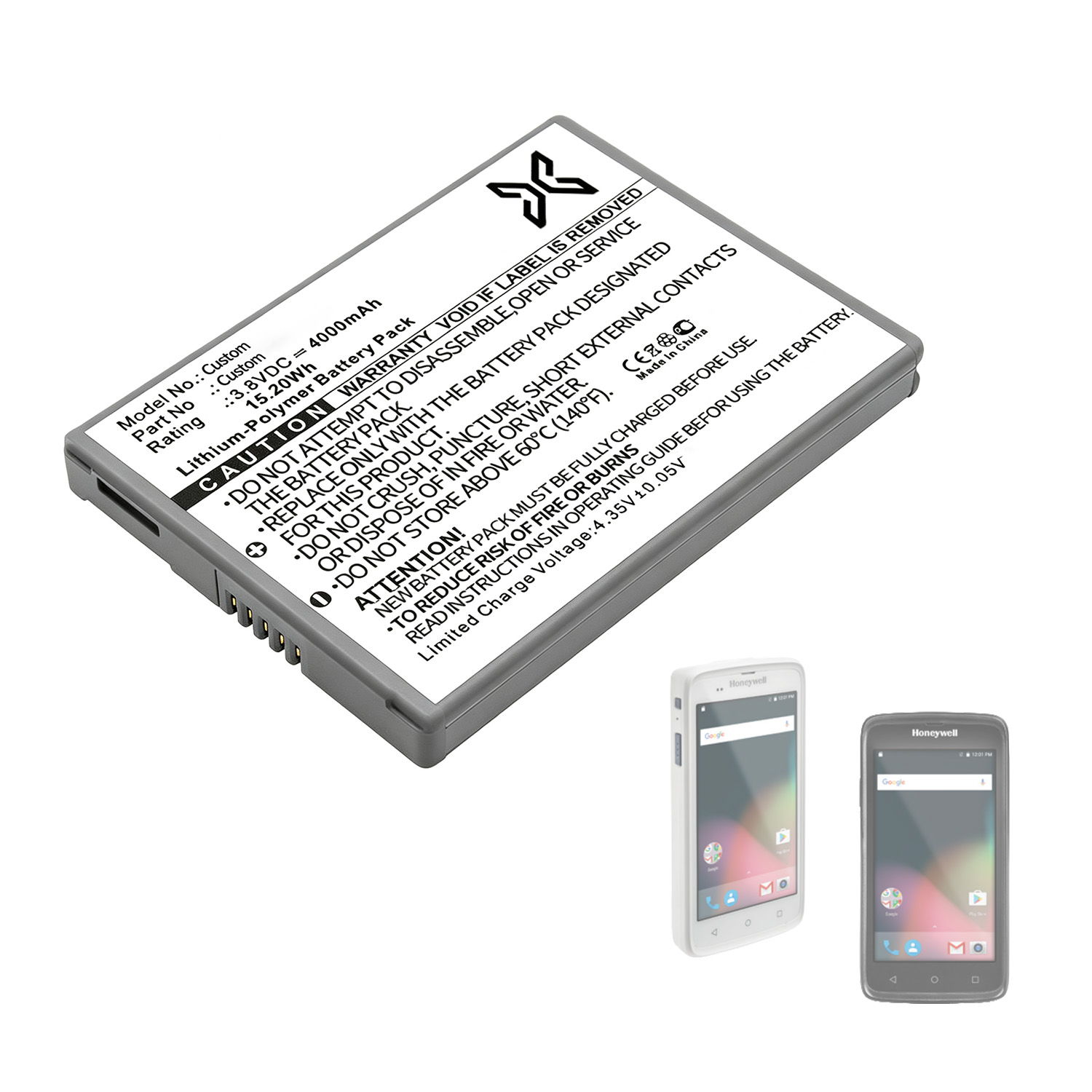 Custom PDA Handheld Terminal Battery