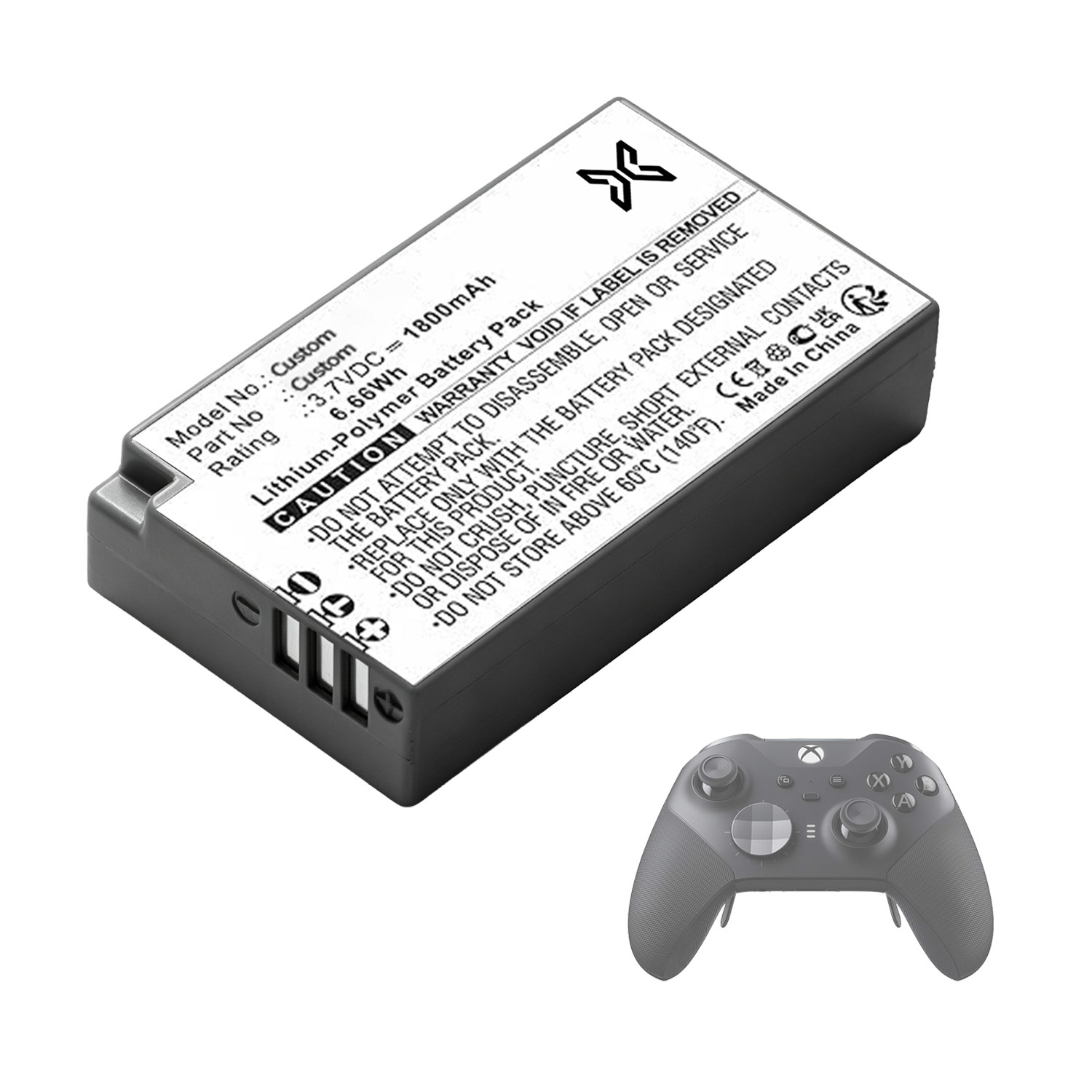 Custom Gaming Controller Battery