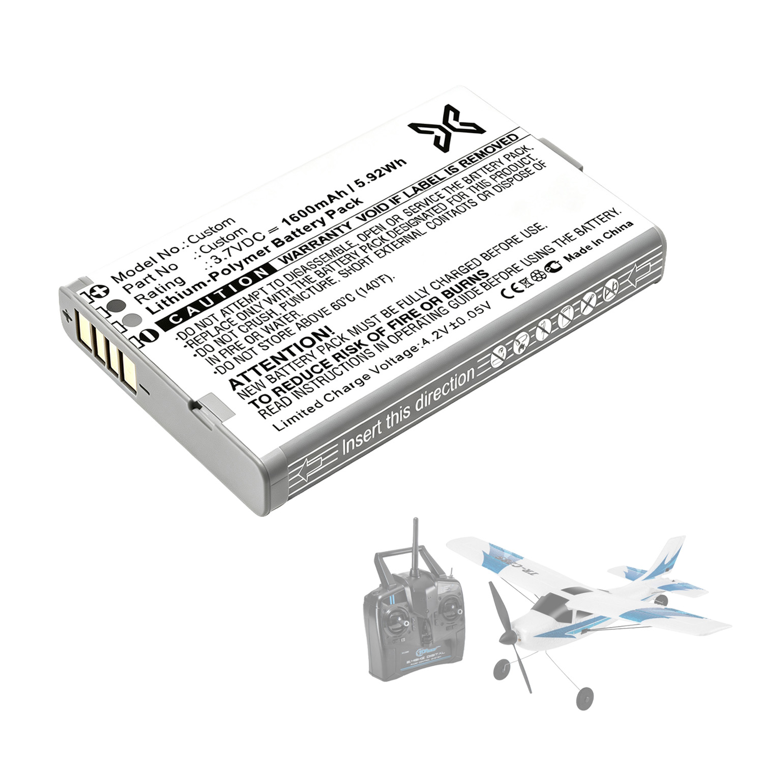 Custom RC Transmitter Battery