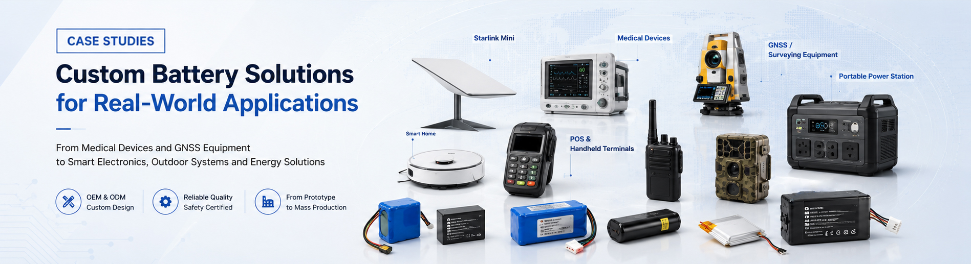 Custom Battery Solutions Case Studies