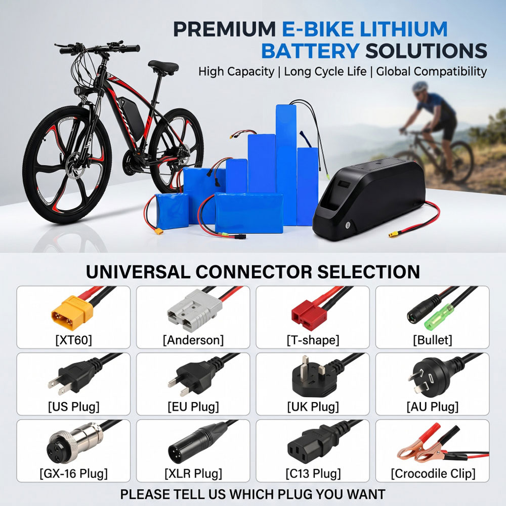 Custom OEM ODM lithium battery solutions for e-bikes Custom OEM ODM lithium battery solutions for e-bikes