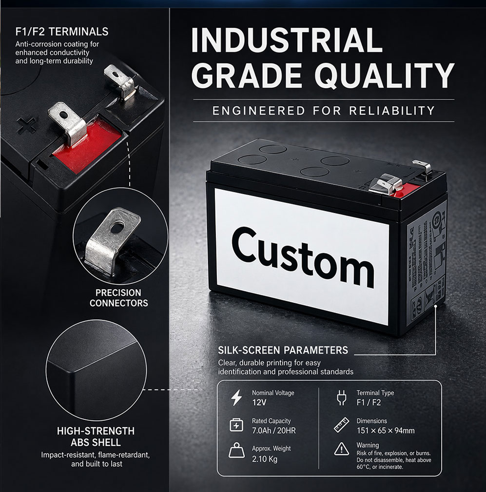 Industrial-grade UPS battery with reliable construction and quality control Industrial-grade UPS battery with reliable construction and quality control