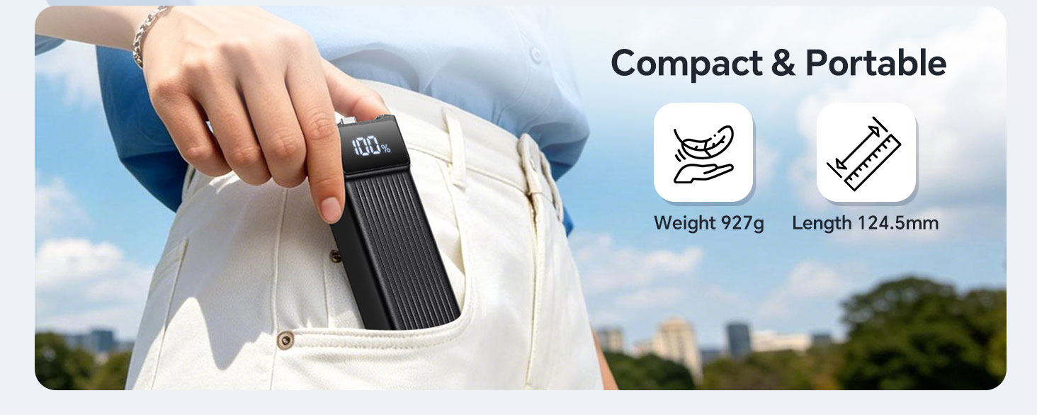 Compact 10000mAh battery handle Compact 10000mAh Battery Handle