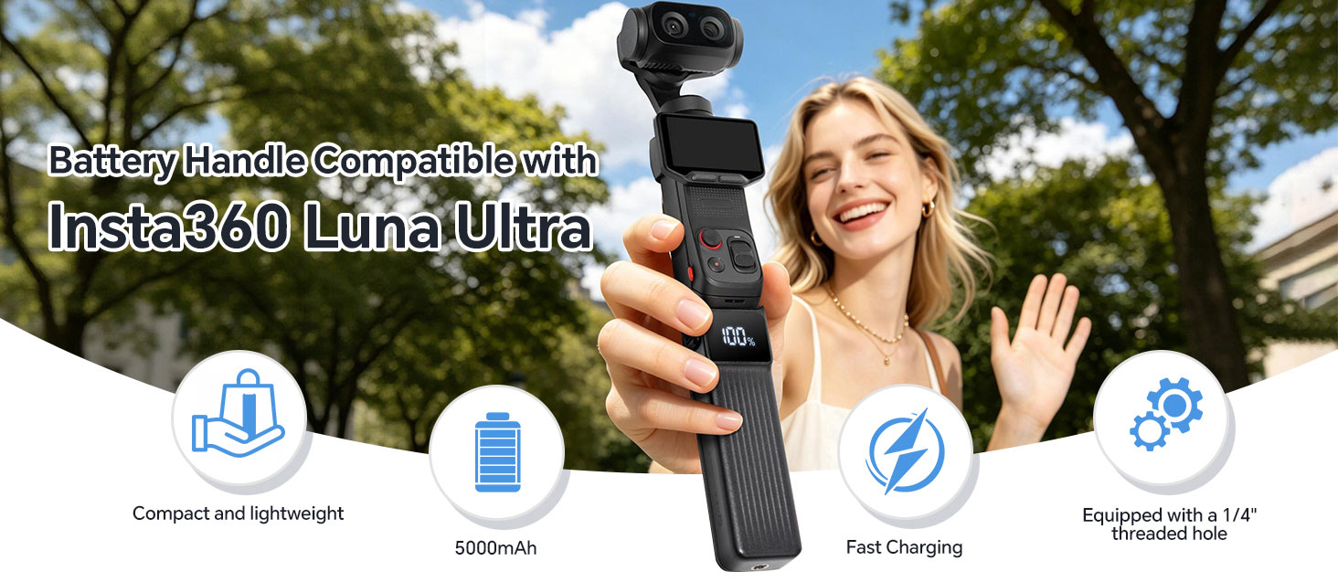 5000mAh Insta360 battery handle 5000mAh Insta360 Battery Handle