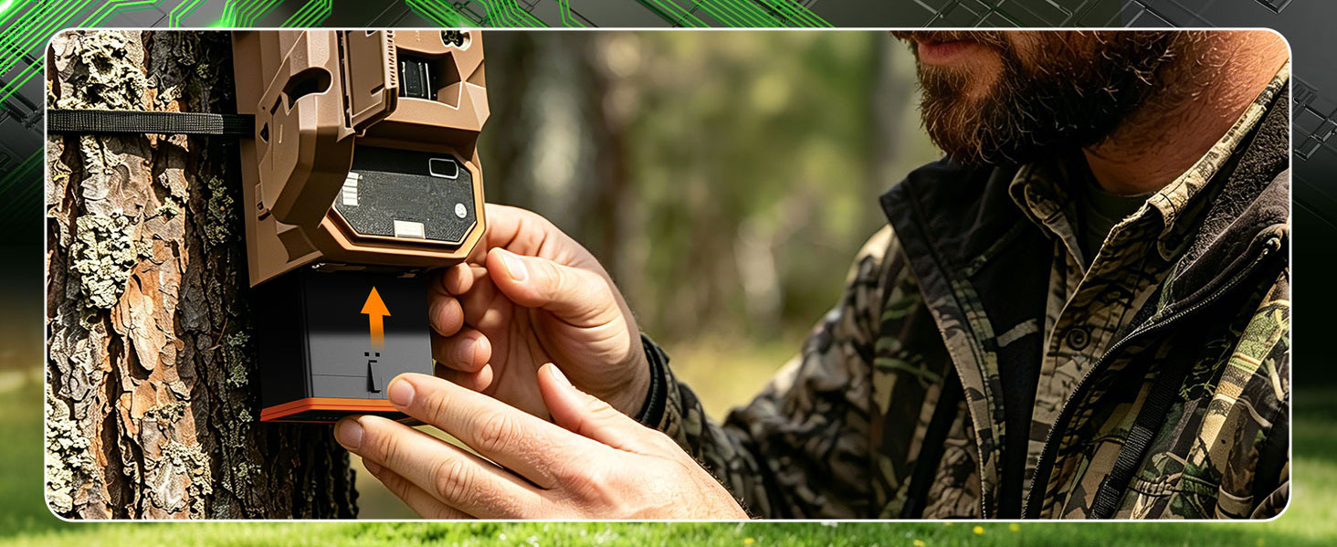 Trail Camera Battery Installation