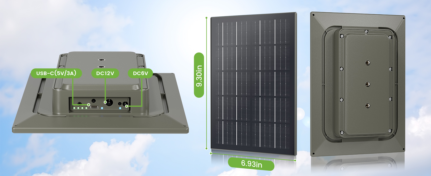 Trail Camera Solar Panel Outputs
