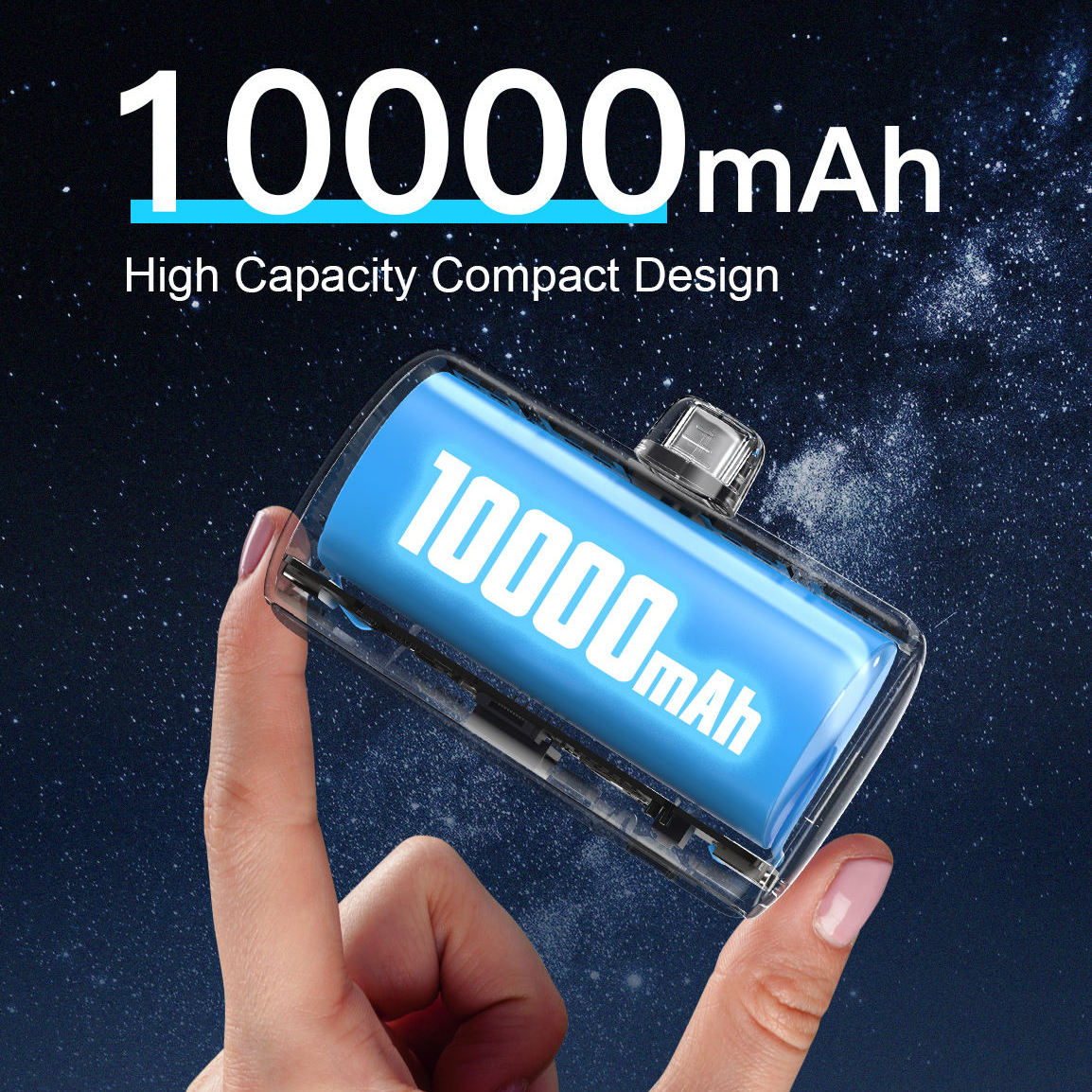 10000mAh high capacity mini power bank with compact portable design 10000mAh high capacity mini power bank with compact portable design