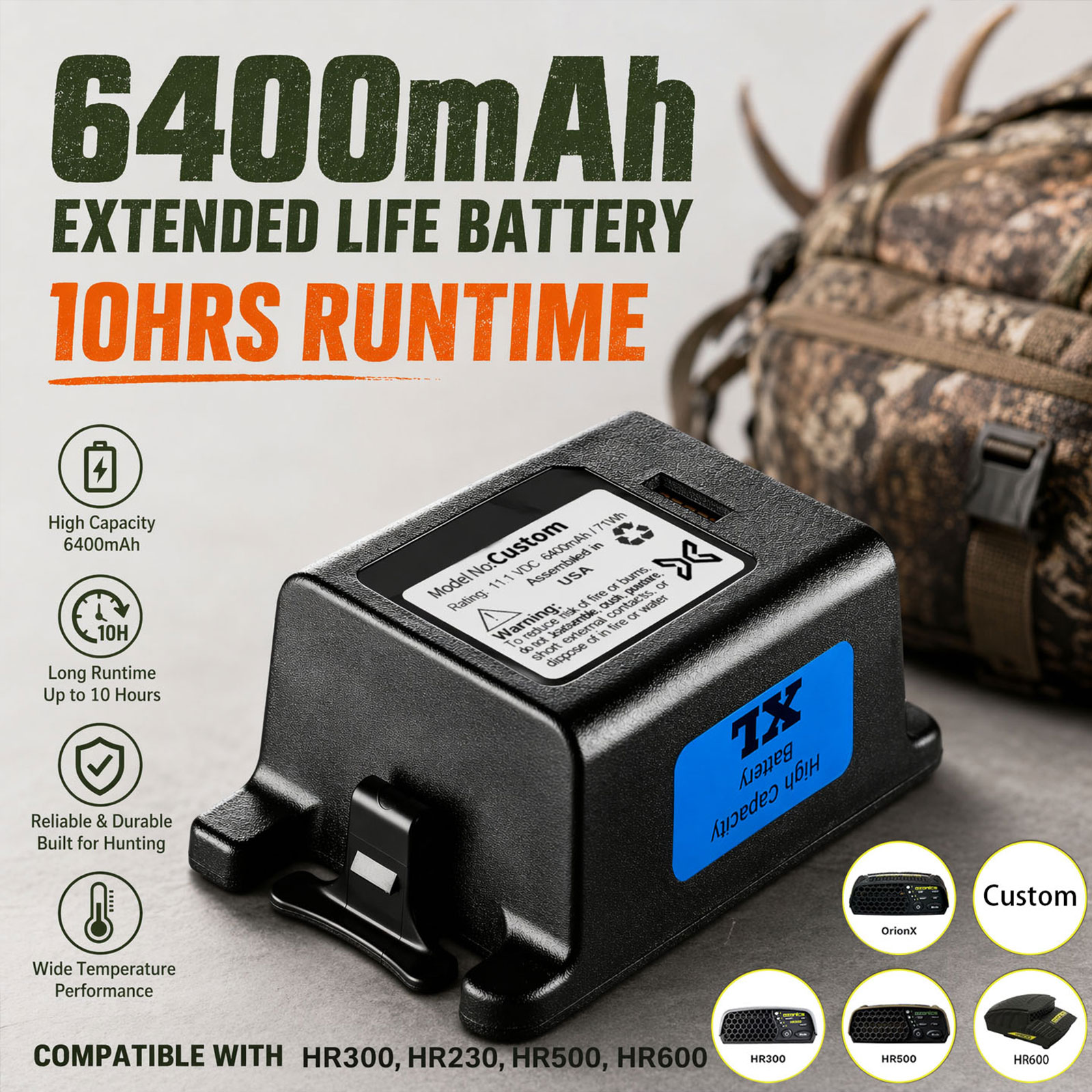 6400mAh Ozone Generator Battery 6400mAh Ozone Generator Battery