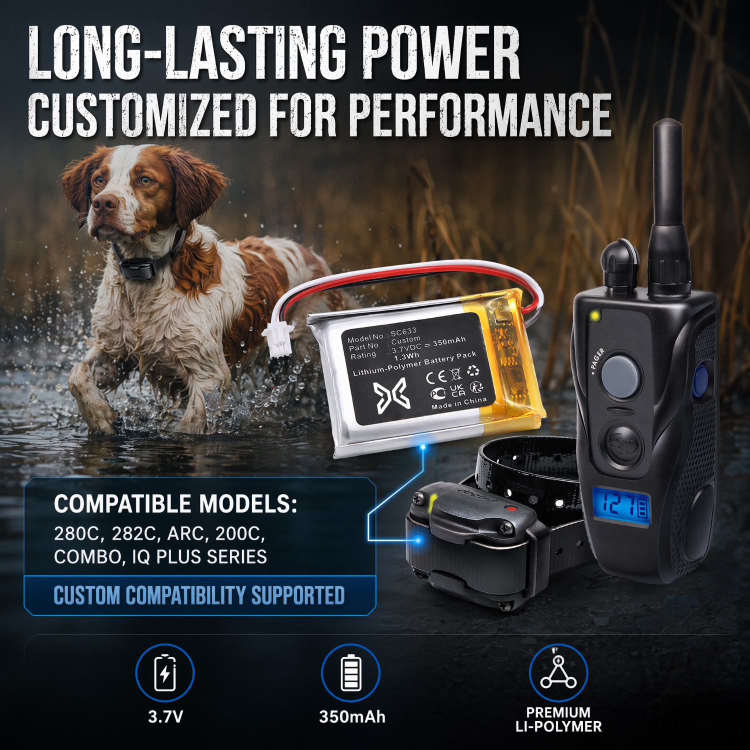 Custom Pet Training Battery OEM ODM Custom Pet Training Battery OEM ODM
