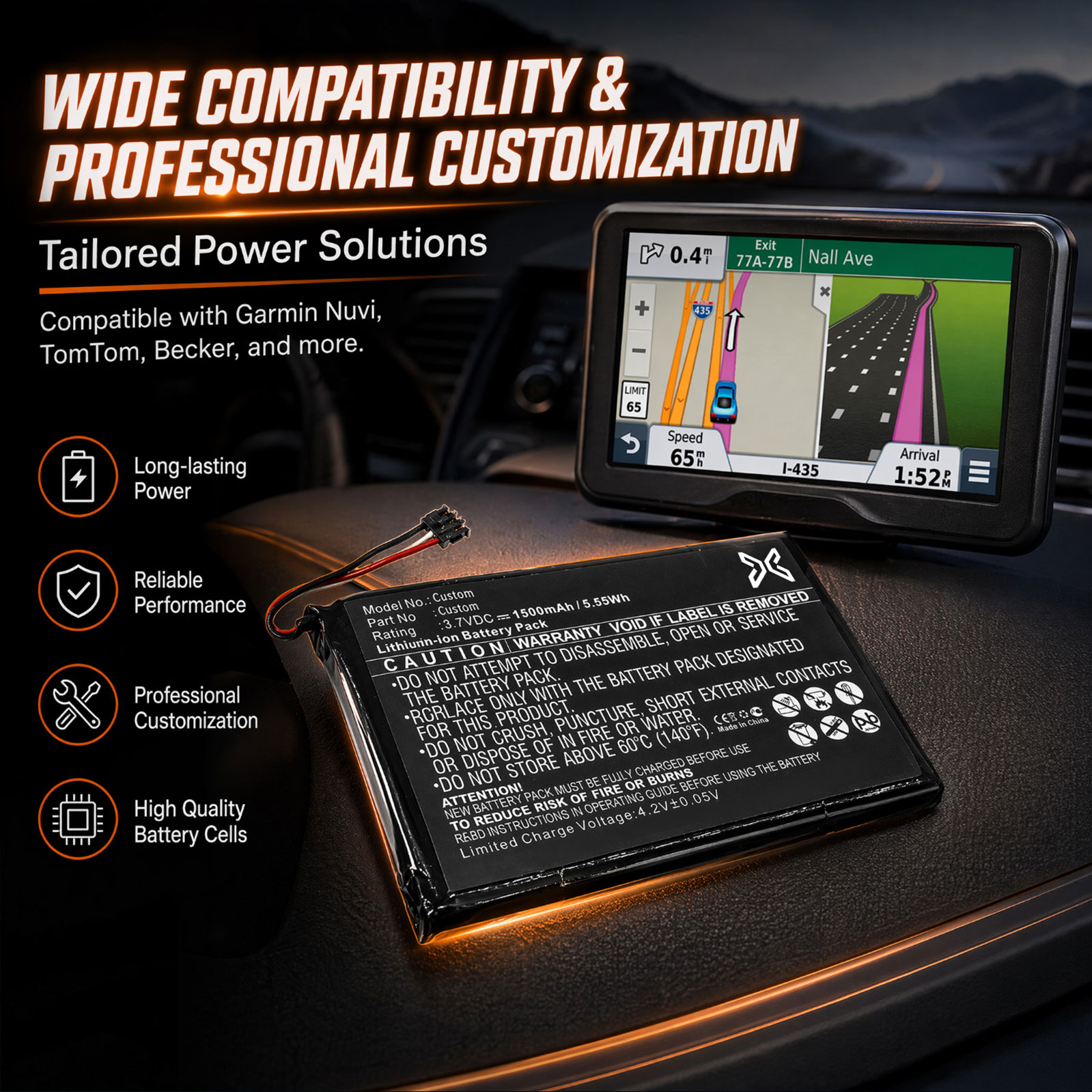 GPS Navigation Battery Compatibility GPS Navigation Battery Compatibility