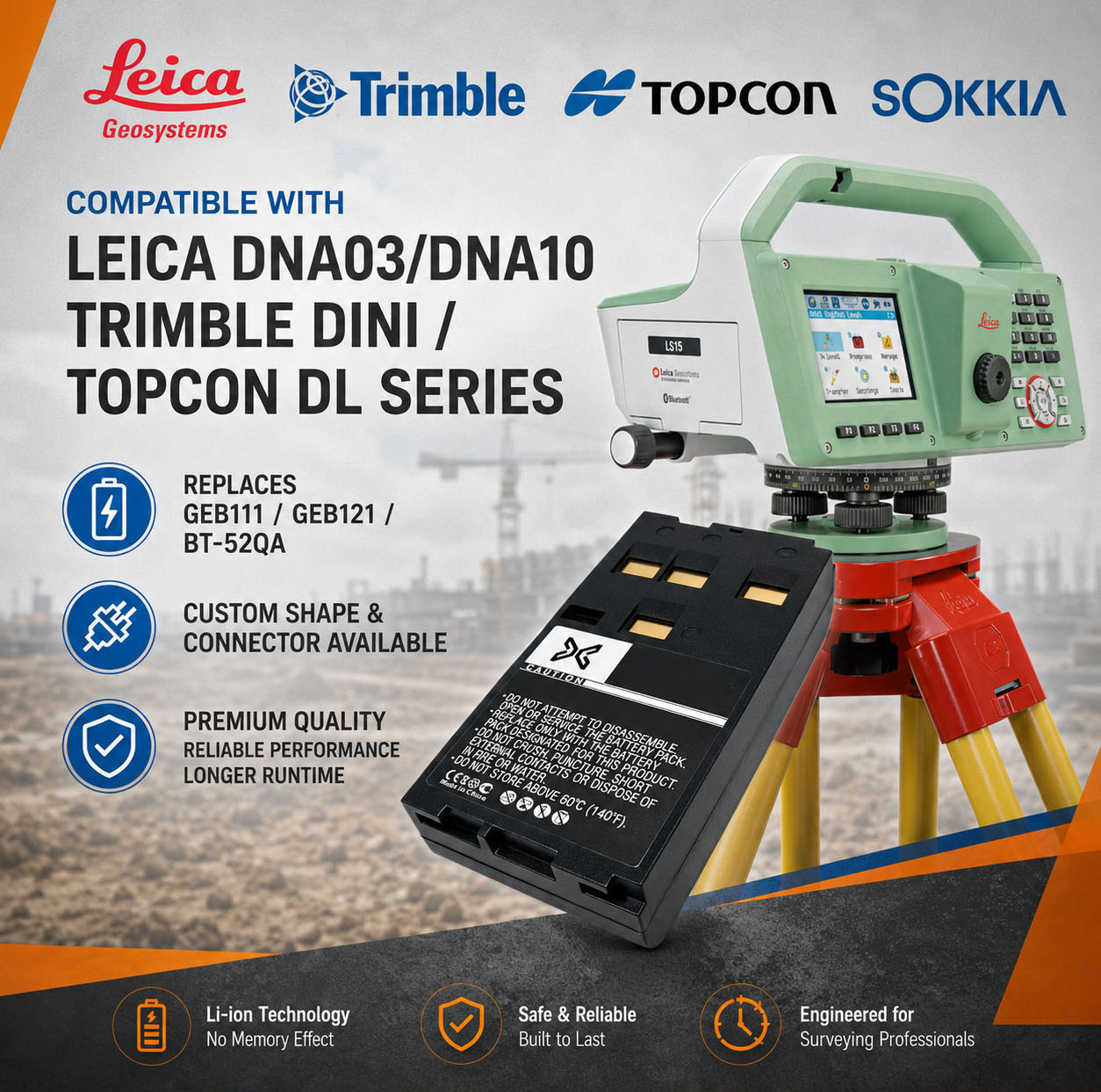 Digital Level Battery Compatibility Digital Level Battery Compatibility