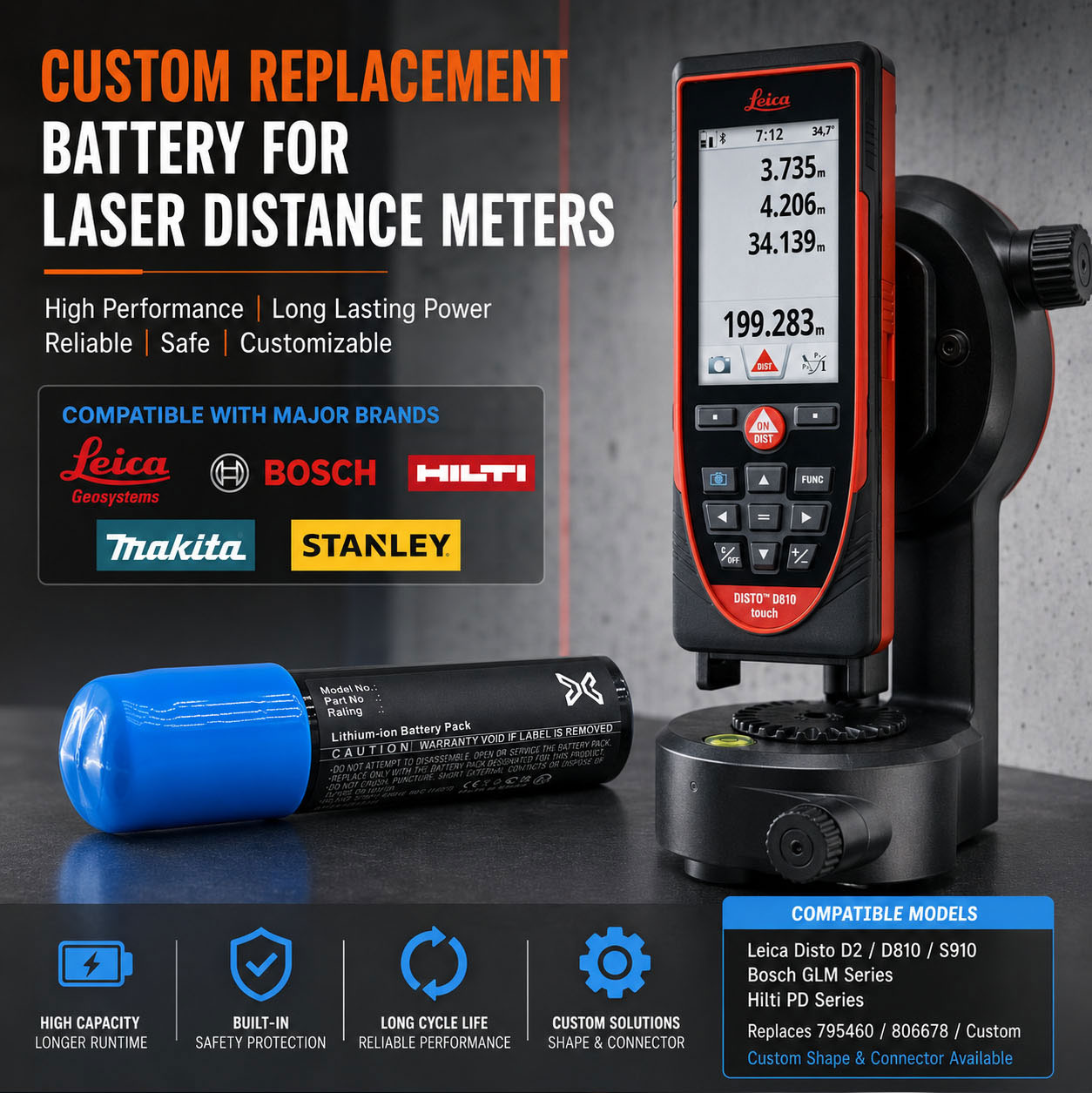 Laser Distance Meter Battery Compatibility