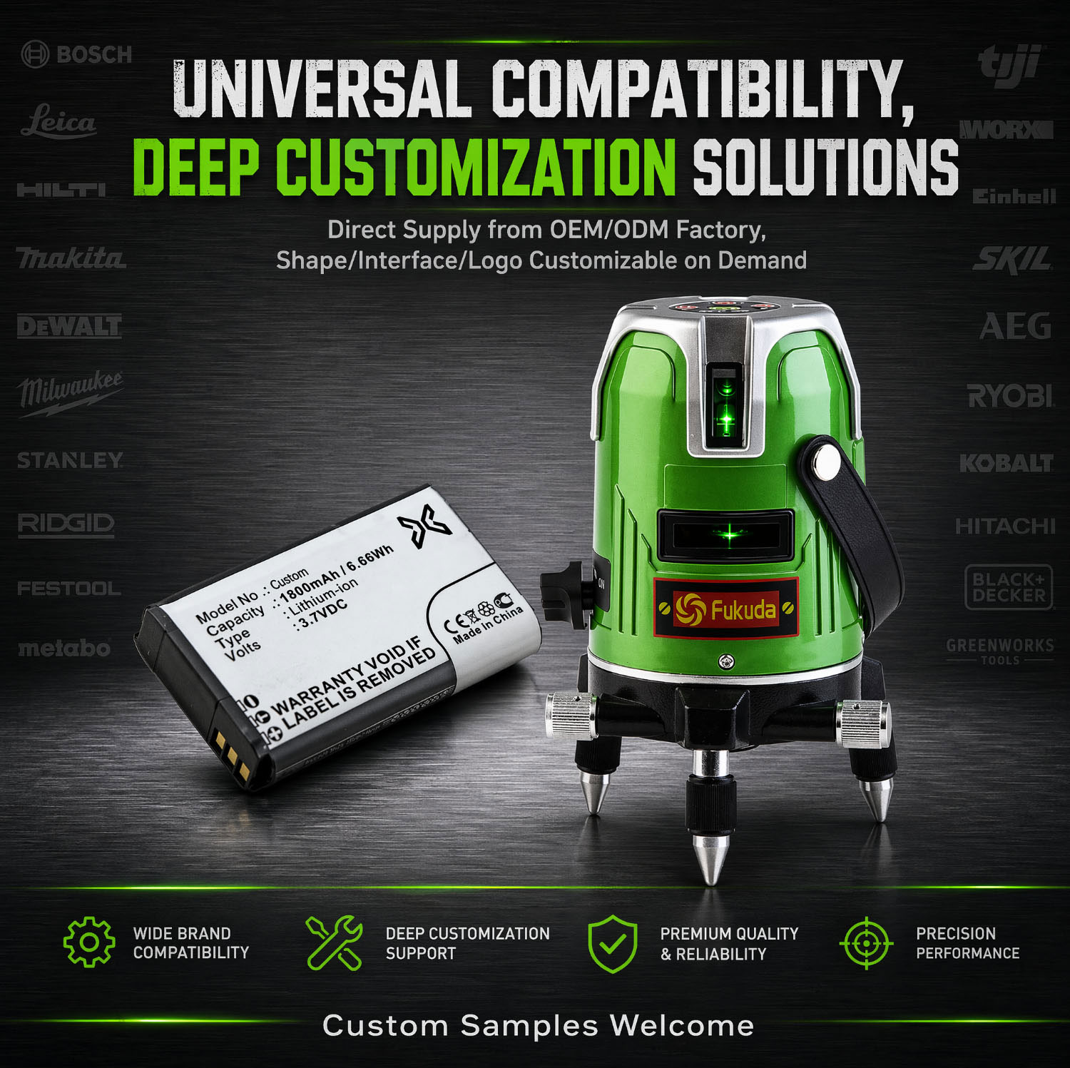 Laser Level Battery Compatibility