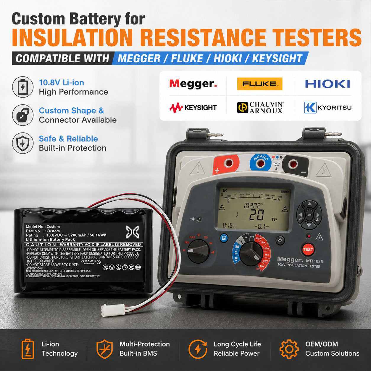 Insulation Tester Battery Compatibility Insulation Tester Battery Compatibility