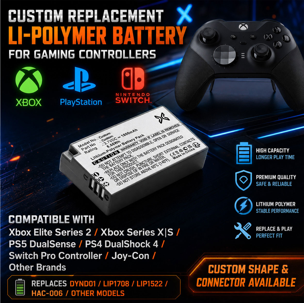 Gaming Controller Battery Compatibility