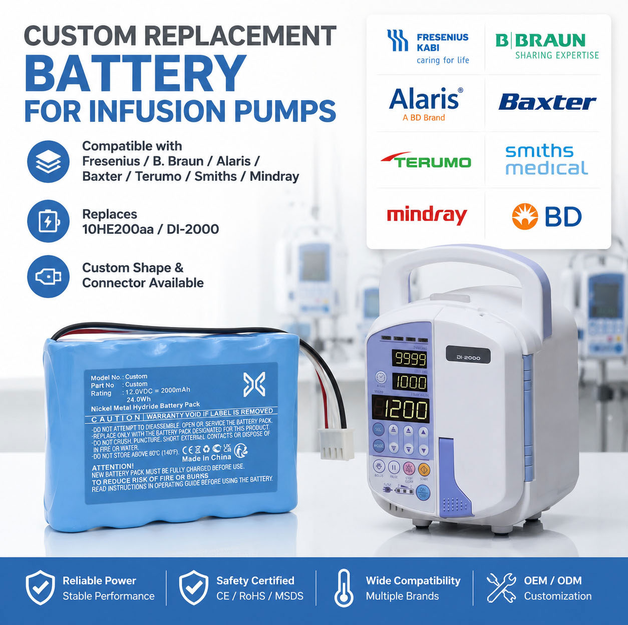 Infusion Pump Battery Compatibility