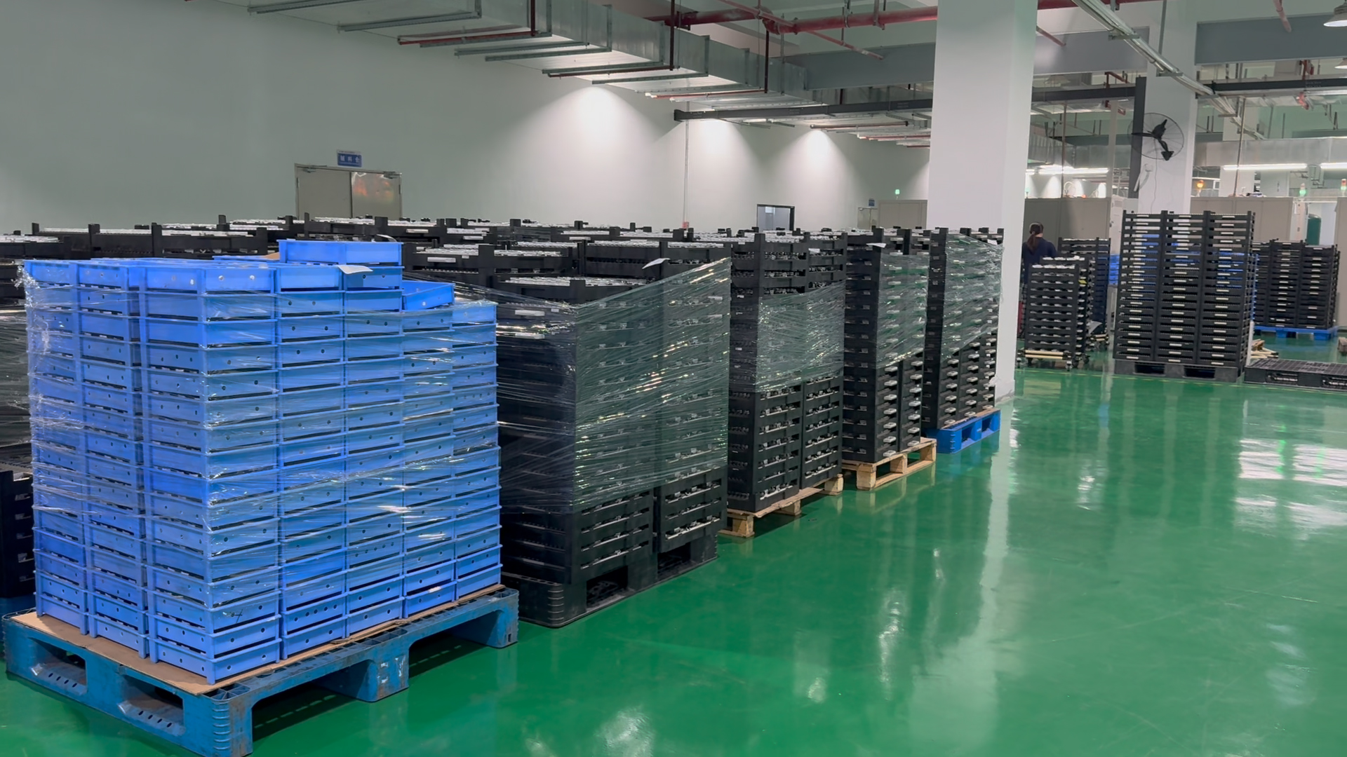 Battery pack finished product warehouse