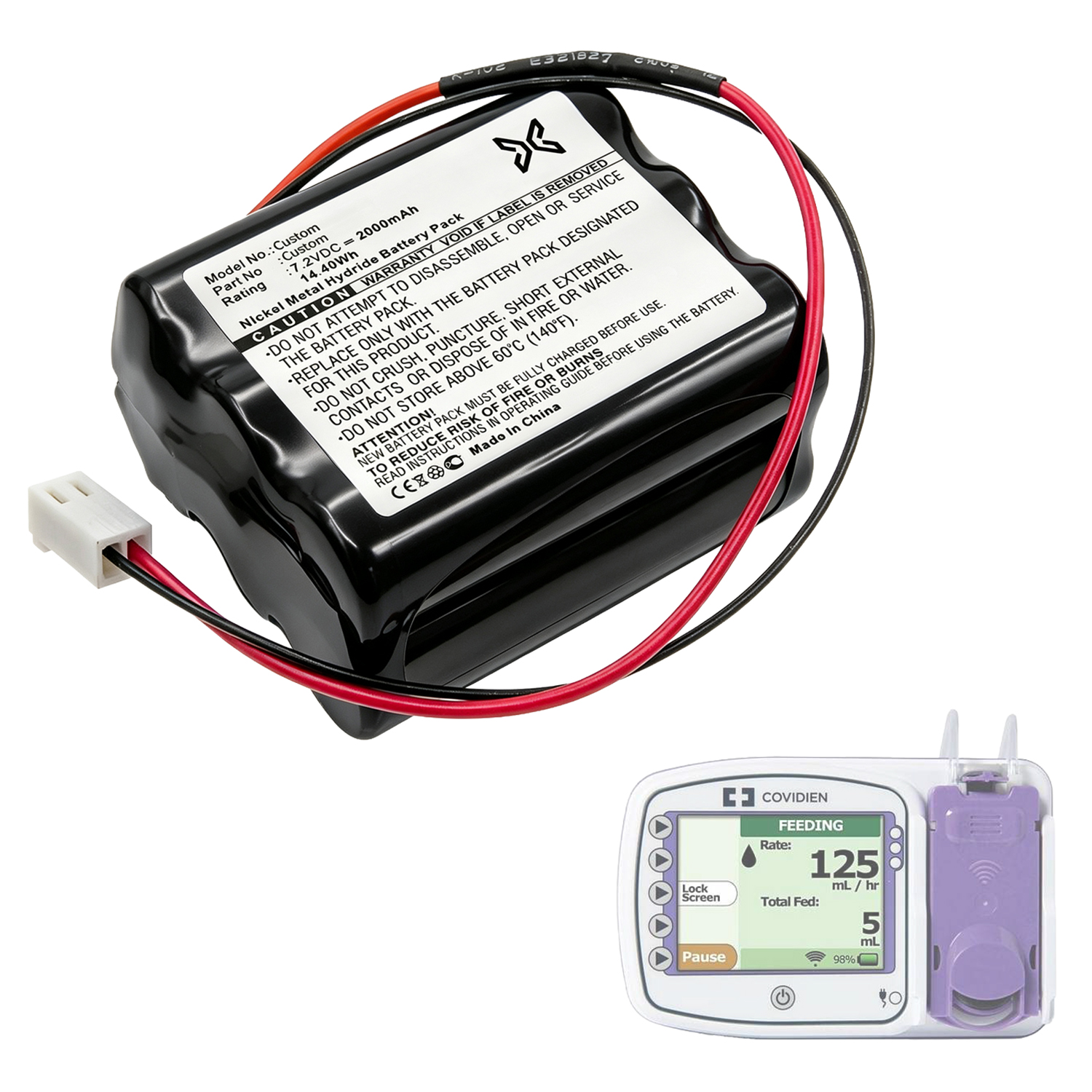 Enteral Feeding Pump Battery