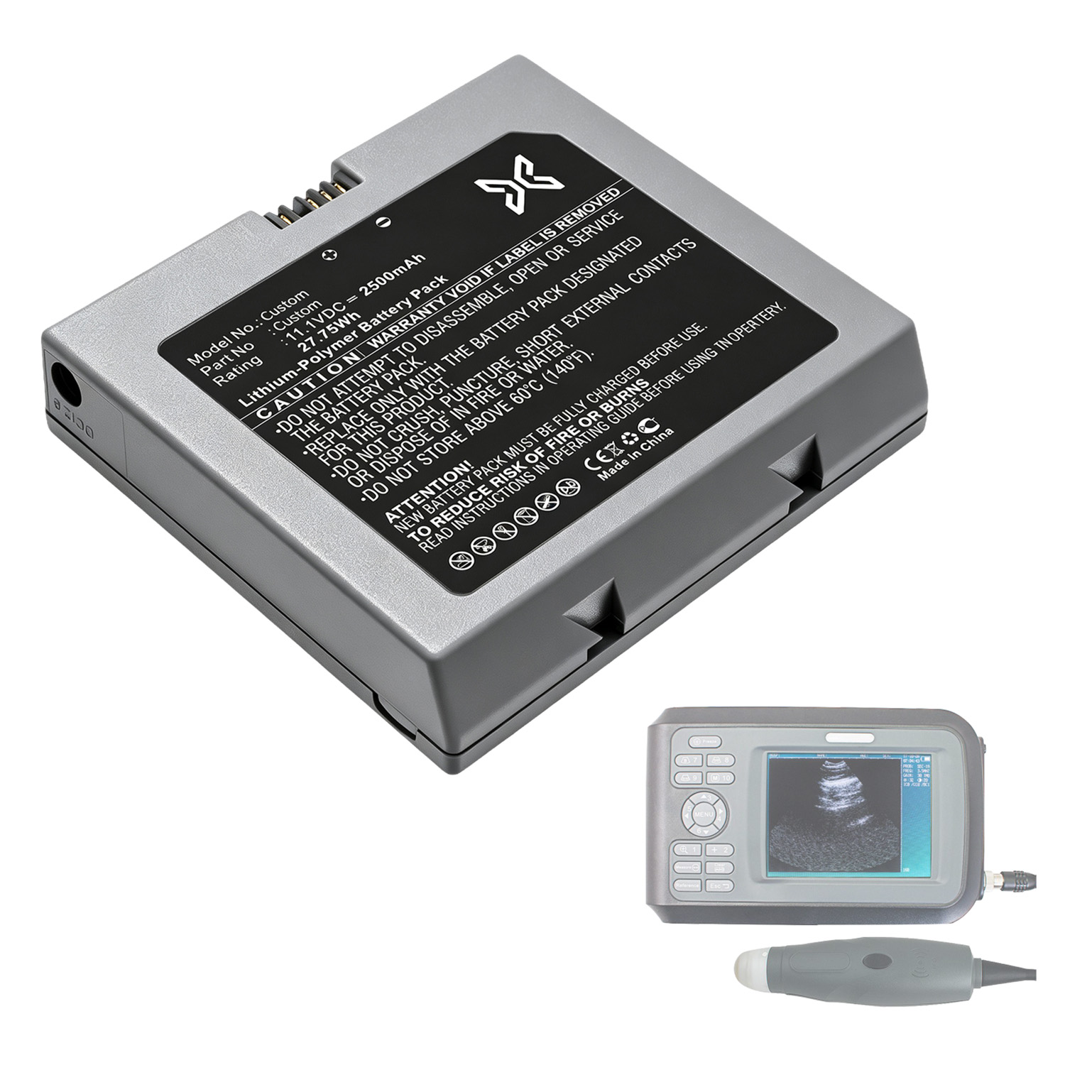 Portable Ultrasound Battery