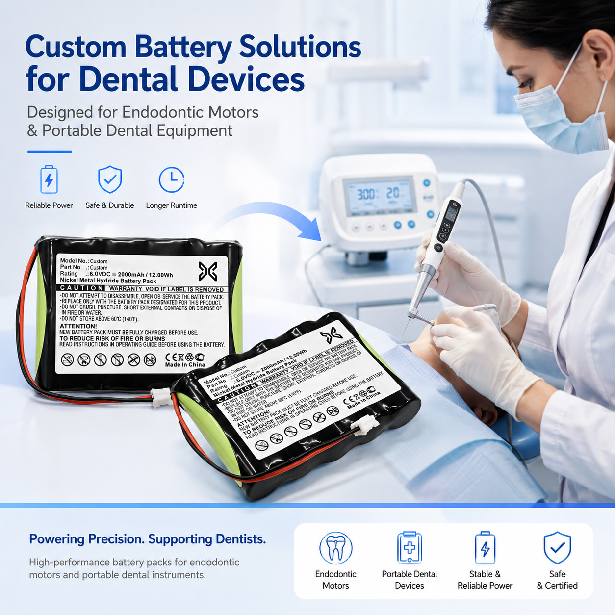 Dental Endodontic Motor Battery Dental Endodontic Motor Battery