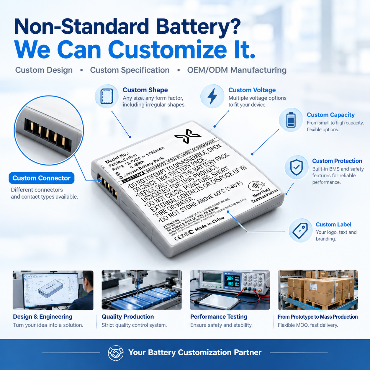 Custom Healthcare Battery Custom Healthcare Battery