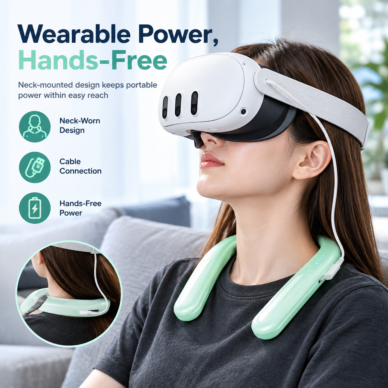 Wearable VR Battery