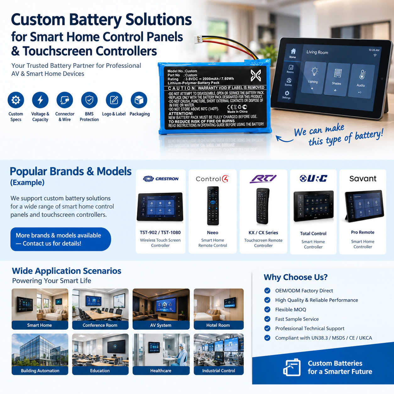 Touchscreen Controller Battery Touchscreen Controller Battery