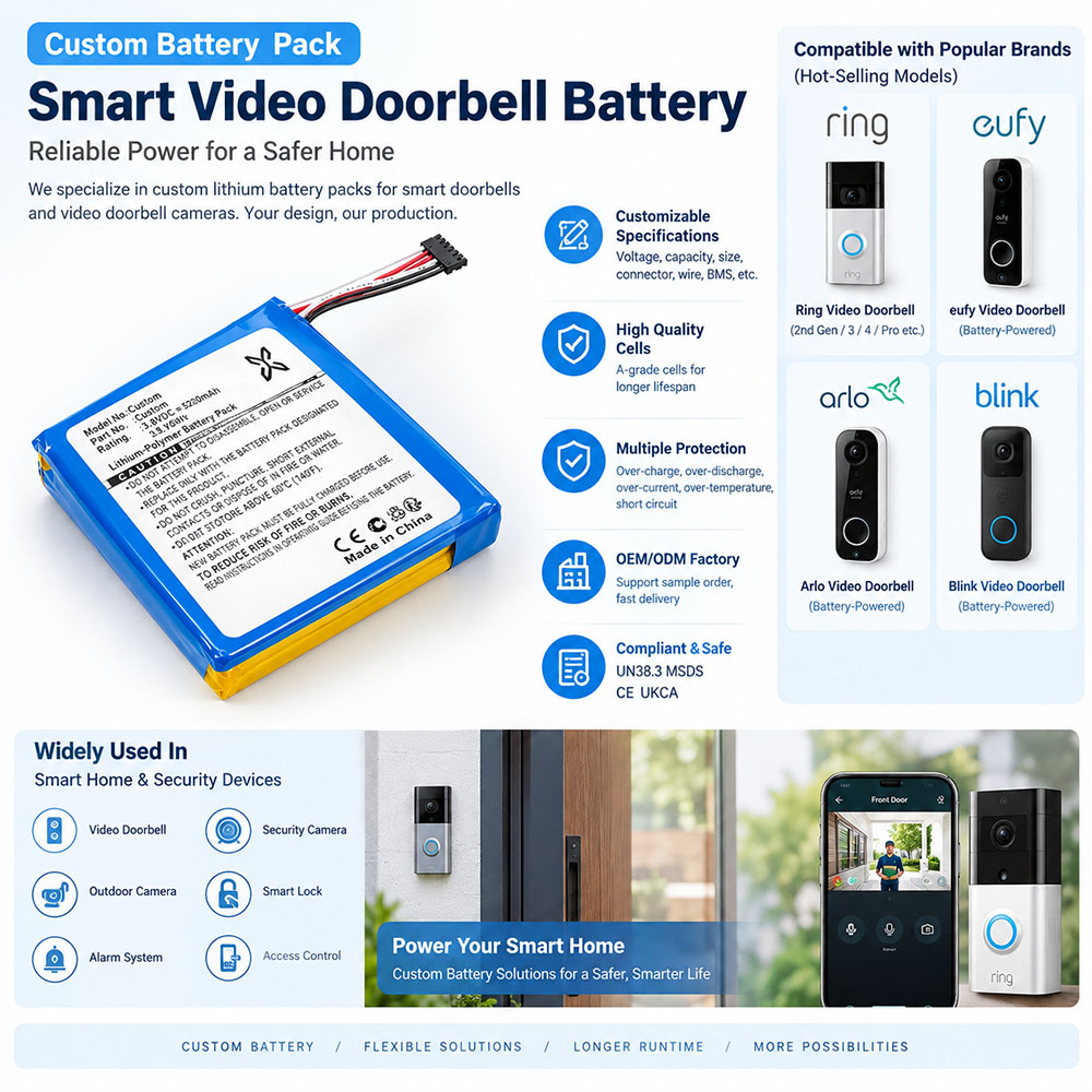 Smart Doorbell Battery Smart Doorbell Battery