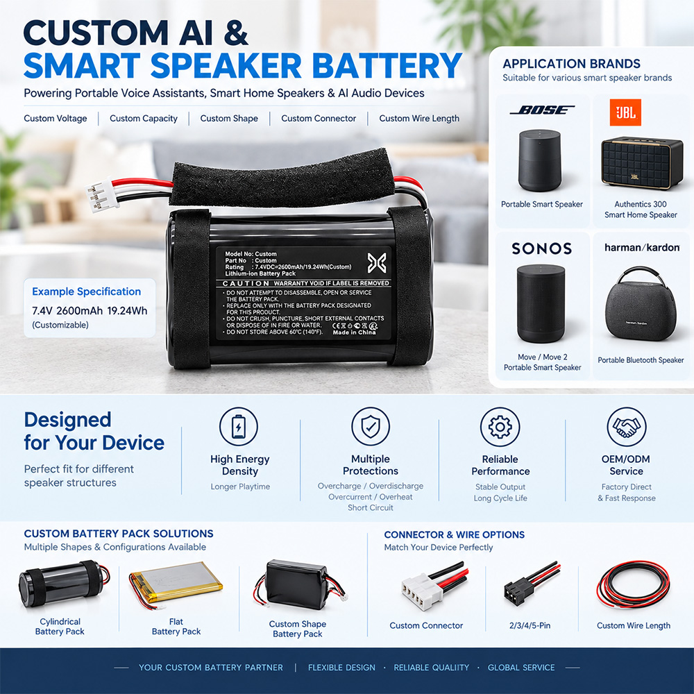 Smart Speaker Battery Smart Speaker Battery