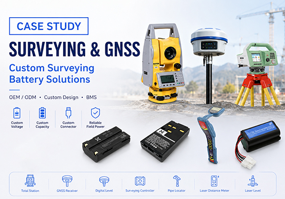 Surveying and GNSS Battery Applications