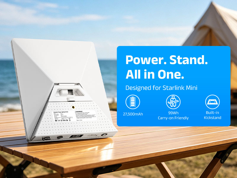 Starlink Mini Battery with Stand