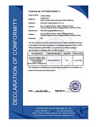 UKCA Battery Compliance Documentation